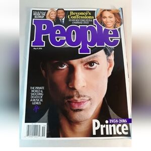 "PRINCE" People Magazine May 2016 Issue..